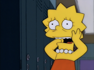 Illustration for article titled Lisa fears she’s slipping on a Simpsons, in fact, slipping